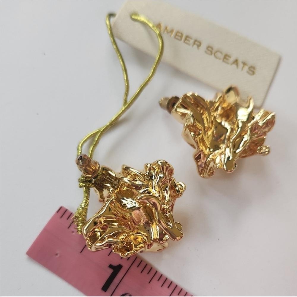 Amber Sceats Reese Earrings 24 k gold plating - Picture 15 of 16
